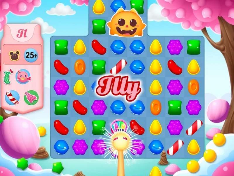 Sugar Rush Delight colorful candy matching game